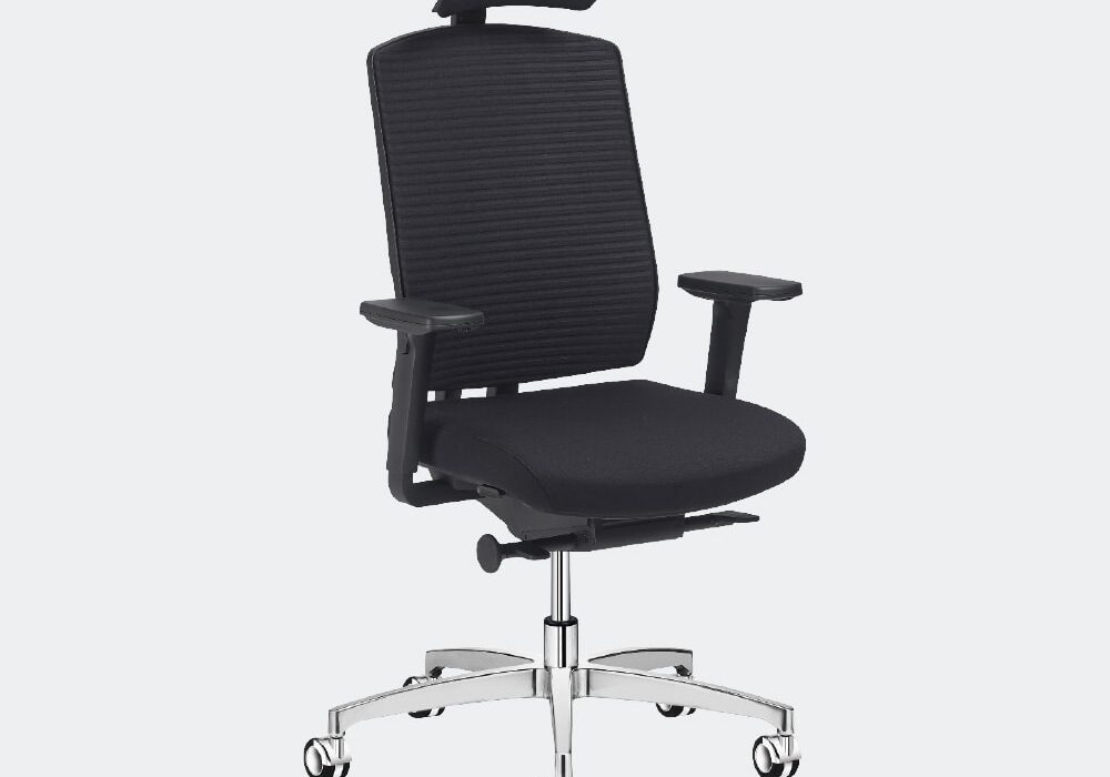 Büromöbel Produkte Bürostühle Hochlehner Sitzneigung verstellen Qualität aus der Schweiz L+S AG design + technics