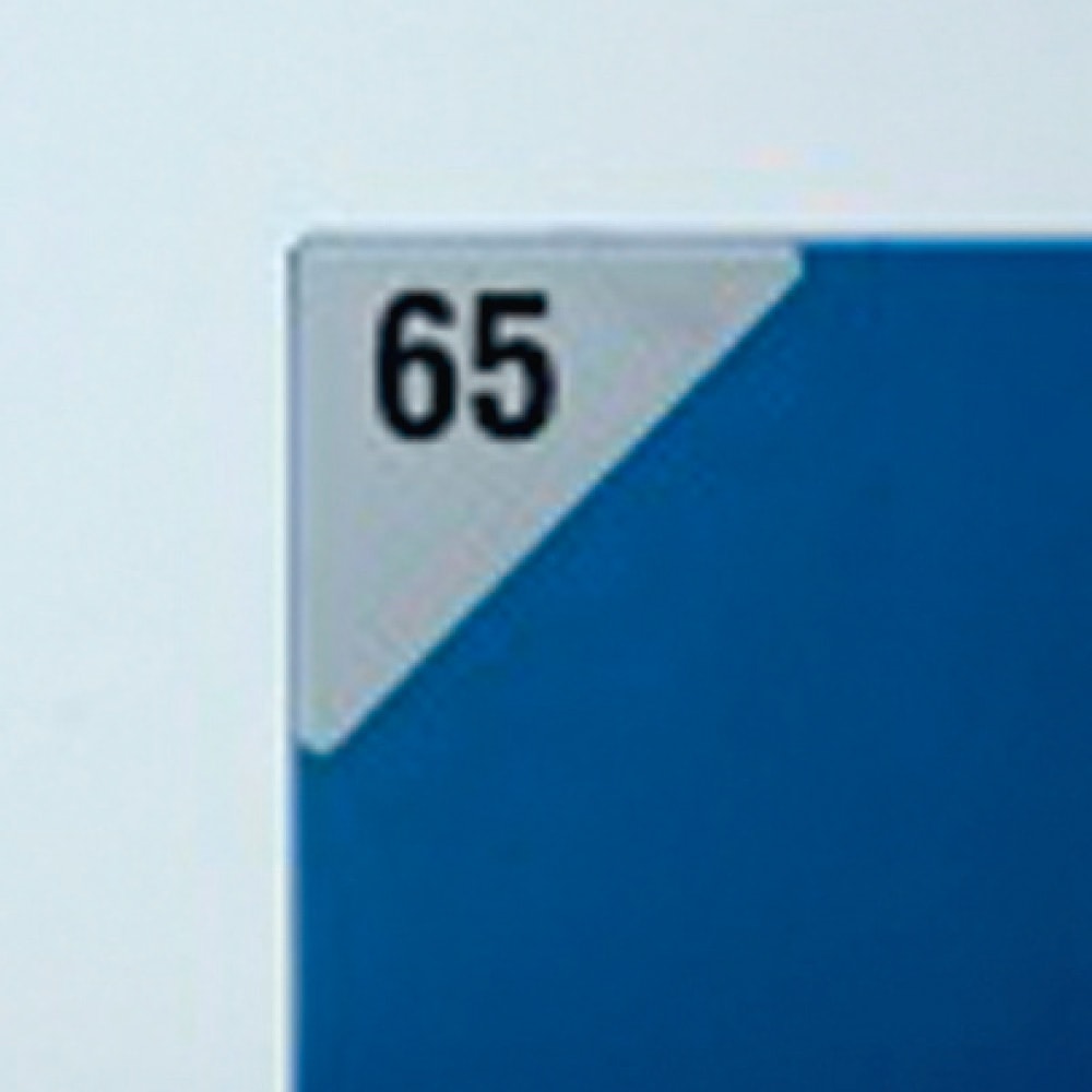 Büromöbel Garderoben und Fachschrank Stahl-Schliessfächer in blau mit Beschriftungsmöglichkeit durch Nummernschilder von L+S AG