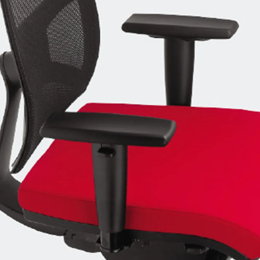 Bürodrehstuhl TEAM STRIKE Optionen Paar verstellbare Armlehnen qualitative Büromöbel hergestellt in der Schweiz