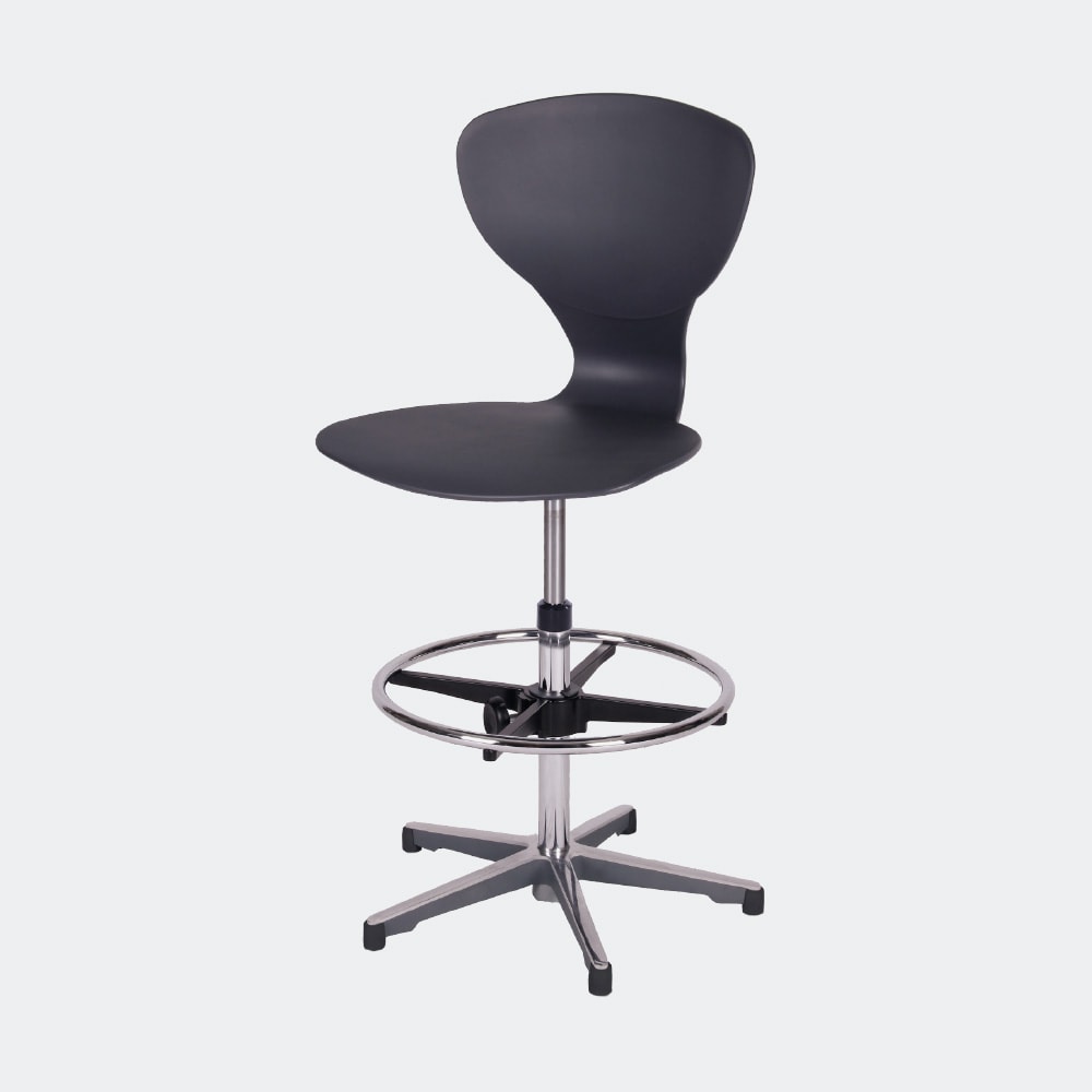 Schulmöbel Stühle Stuhllinie SES dynamische Schale Bürostuhltechnologie für optimalen Sitzkomfort aus der Schweiz von L+S AG