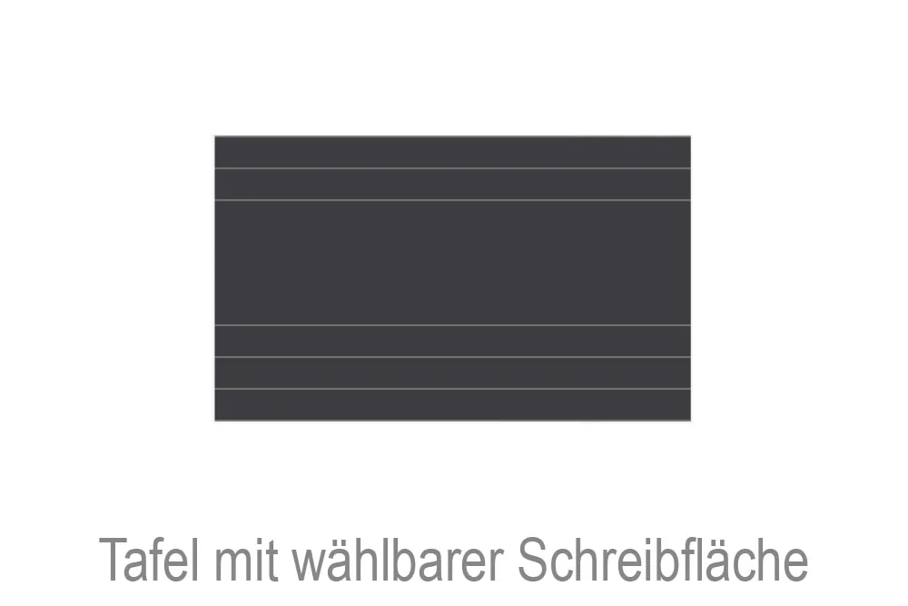 Wandtafel Produkte Wandtafelsysteme Pylonenanlage mit grosser Schreiboberfläche für Fachunterricht design + technics in der Schweiz